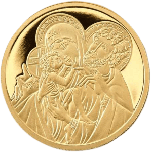 Золотая монета "Святое семейство", Княжество Андорра