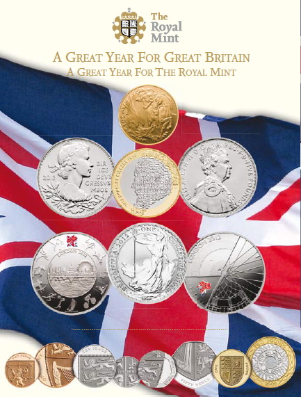 Монеты Великобритании 2012 года