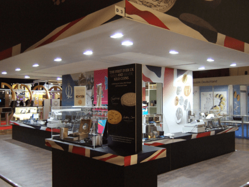 Королевский монетный двор на Всемирной ярмарке денег в Берлине, 2012