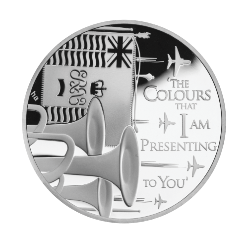 Серебряная монета "Церемония военного парада" 2012