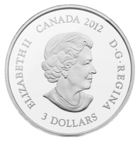 Аверс монеты 3 доллара, Канада 2012