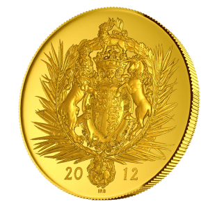 Золотая килограммовая монета к Бриллиантовому юбилею Королевы Королевский монетный двор Великобритании, 2012 год