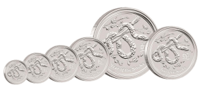 Инвестиционные серебряные монеты к Году Змеи из Перта (Австралия)