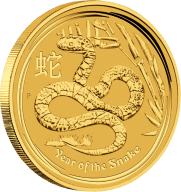 Золотая 10 кг инвестиционная монета "Год Змеи" 30 000 долларов Австралия