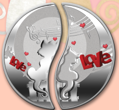 Монеты "Влюблённые"