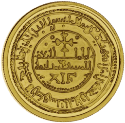 реверс золотой монеты Сокровища нумизматики 100 евро 2012 Испания