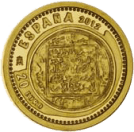 20 евро золотая монета Сокровища нумизматики 2012 Испания