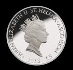 Аверс монеты Острова Святой Елены