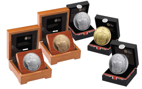 Все коронационные монеты Великобритания 2013