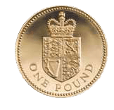 Однофунтовая монета Derek Gorringe