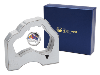 Land Down Under Opera House Сидней Серебряная 1oz монета в футляре 2013