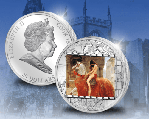 Леди Годива серебряная монета 2013