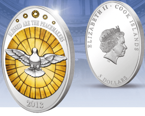 Витраж Дух Святой в Соборе Св.Петра в Ватикане