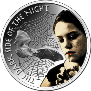Монета "Тёмная сторона ночи" 1 доллар Ниуе