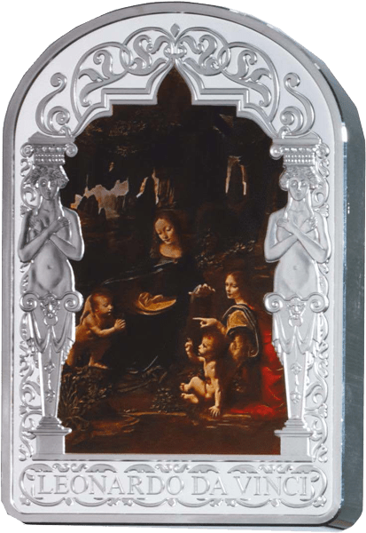 Мадонна Леонардо да Винчи 1 кг серебряная монета 2013 