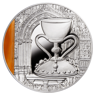 Серебряная монета "Священный Грааль" 2 доллара