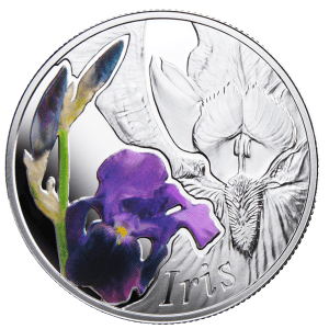 Серебряная монета "Ирис"