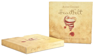 Упаковка серебряной монеты "Сердечко моё"