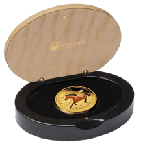 2014-Year-of-the-Horse-Gold-Proof-Coloured-Coin-In-case