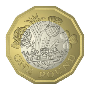 Монета Великобритании 1 пенс 2017