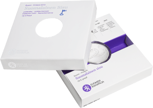 Серебряная монета "Сису" 2015 Финляндия в подарочной коробке