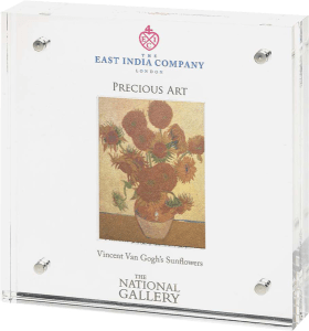 Sunflowers-Silver-Coin-in-stand