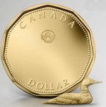 Монета 1 канадский доллар 2017