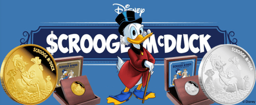 Монеты Скрудж МакДак 2015 Монетный двор Новой Зеландии