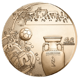 Бронзовая медаль EURO 2016 Монетный двор Франции - Реверс
