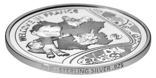 Официальные медали ЕВРО 2016 из серебра имеют на гурте обозначение пробы